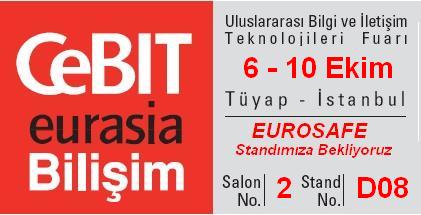 EUROSAFE CeBIT Bilişim 2010 Fuarı nda